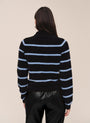 Bella DahlCollared Pullover Sweater - Nightfall StripeSweaters