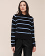 Bella DahlCollared Pullover Sweater - Nightfall StripeSweaters