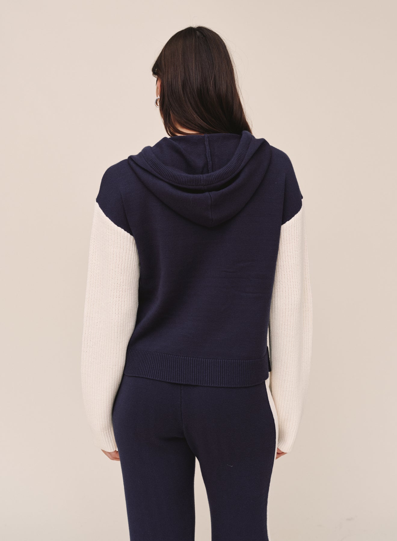 Bella DahlContrast Hoodie - Midnight FrostTops