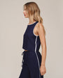 Bella DahlContrast Keyhole Tank - Nautical NightTops