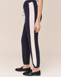 Bella DahlContrast Stripe Knit Jogger - Midnight FrostJoggers