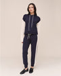Bella DahlContrast Stripe Knit Jogger - Midnight FrostJoggers