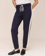 Bella DahlContrast Stripe Knit Jogger - Midnight FrostJoggers