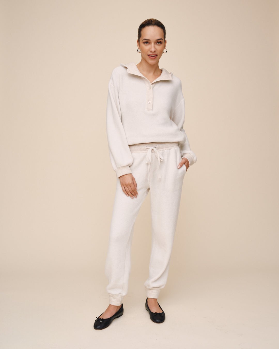 Bella DahlContrast Sweatpant - OatmealPants