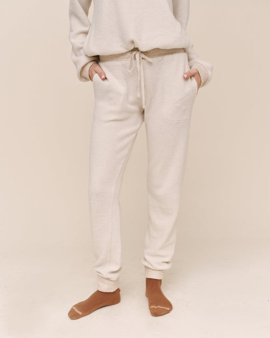 Bella Dahl Contrast Sweatpant - Oatmeal