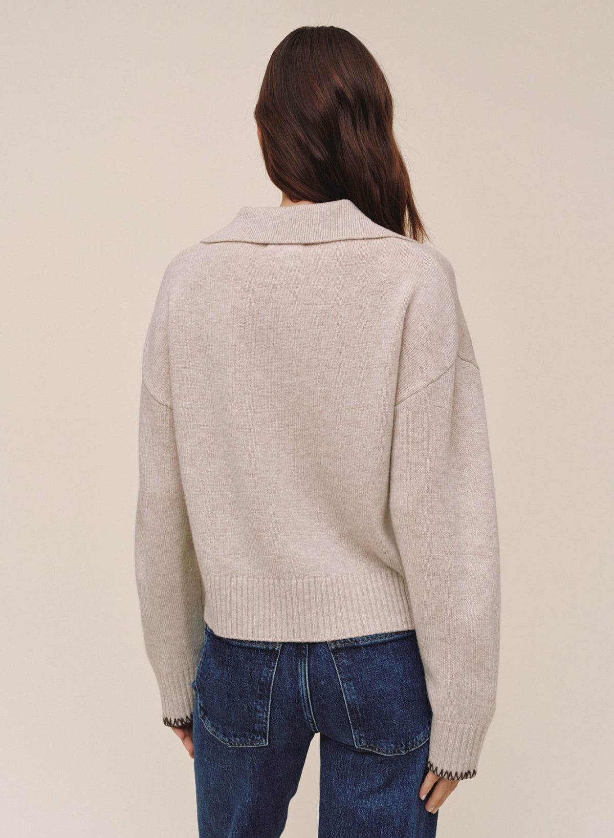 Bella DahlContrast Trimmed Sweater - ChaletSweaters