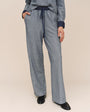 Bella DahlContrast Wide Leg Pant - Heathered IndigoPants