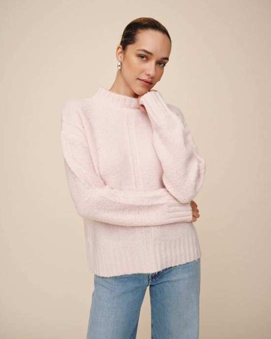 Bella Dahl Cozy Sweater - Cherry Blossom View 2