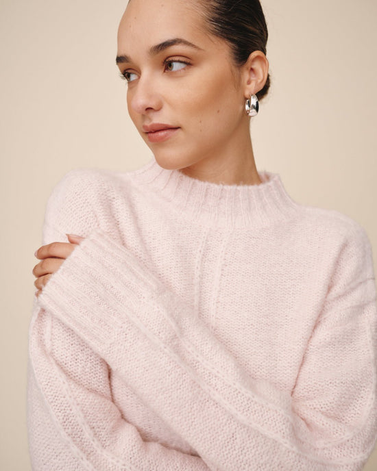 Bella Dahl Cozy Sweater - Cherry Blossom