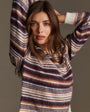 Bella DahlCrew Neck Sweater - Ember StripeSweaters