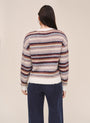 Bella DahlCrew Neck Sweater - Ember StripeSweaters