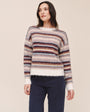 Bella DahlCrew Neck Sweater - Ember StripeSweaters