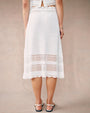 Bella DahlCrochet Midi Skirt - WhiteSkirts