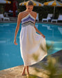 Bella DahlCrochet Mixed Dress - Ocean BlueDresses