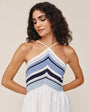 Bella DahlCrochet Mixed Dress - Ocean BlueDresses