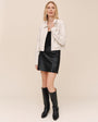 Bella DahlCrop Bomber Jacket - Winter WhiteCoats & Jackets