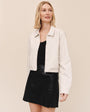 Bella DahlCrop Bomber Jacket - Winter WhiteCoats & Jackets