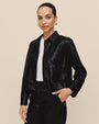 Bella DahlCrop Pocket Button Down - BlackCoats & Jackets