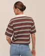Bella DahlCrop Polo Tee - Rugby StripeTops
