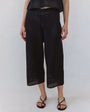 Bella DahlCrop Wide Leg Crochet Pant - BlackPants