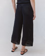 Bella DahlCrop Wide Leg Crochet Pant - BlackPants