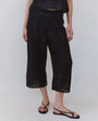 Bella DahlCrop Wide Leg Crochet Pant - BlackPants