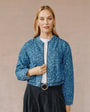 Bella DahlCropped Zip Jacket - Indigo Lagoon WashCoats & Jackets