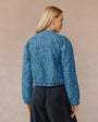 Bella DahlCropped Zip Jacket - Indigo Lagoon WashCoats & Jackets