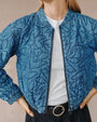 Bella DahlCropped Zip Jacket - Indigo Lagoon WashCoats & Jackets