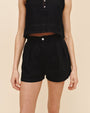 Bella DahlDouble Pleat Short - BlackShorts