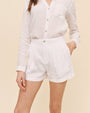 Bella DahlDouble Pleat Short - WhiteShorts