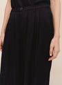 Bella DahlDouble Pleat Wide Leg With Elastic Back - BlackPants