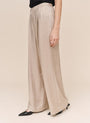 Bella DahlDouble Pleat Wide Leg With Elastic Back - Field KhakiPants