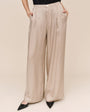 Bella DahlDouble Pleat Wide Leg With Elastic Back - Field KhakiPants