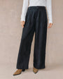 Bella DahlDouble Pleated Wide Leg High Waist Pant - BlackPants