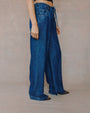 Bella DahlDrawstring Jean - Deep Blue RinsePants