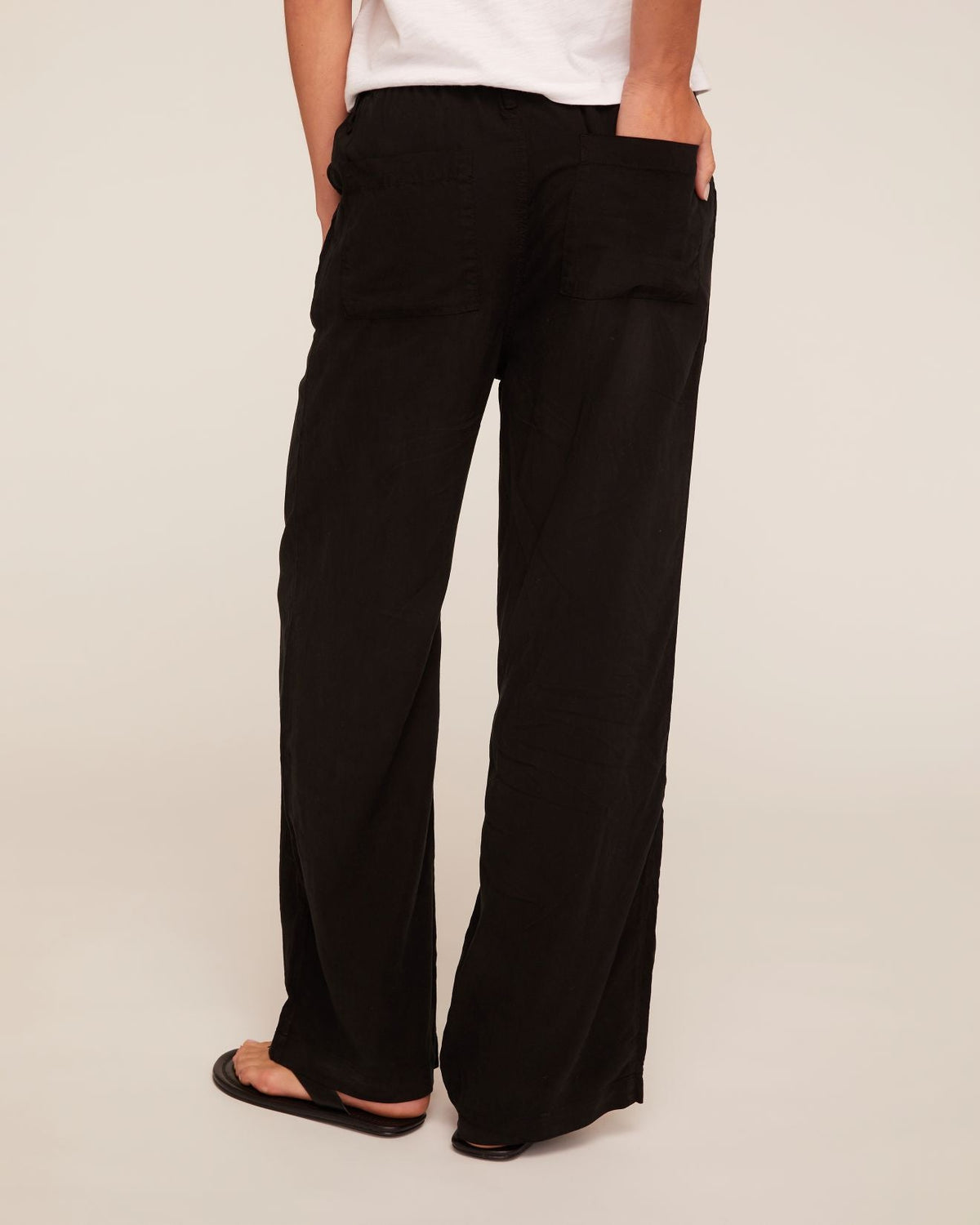Bella DahlDrawstring Jean - Vintage BlackPants