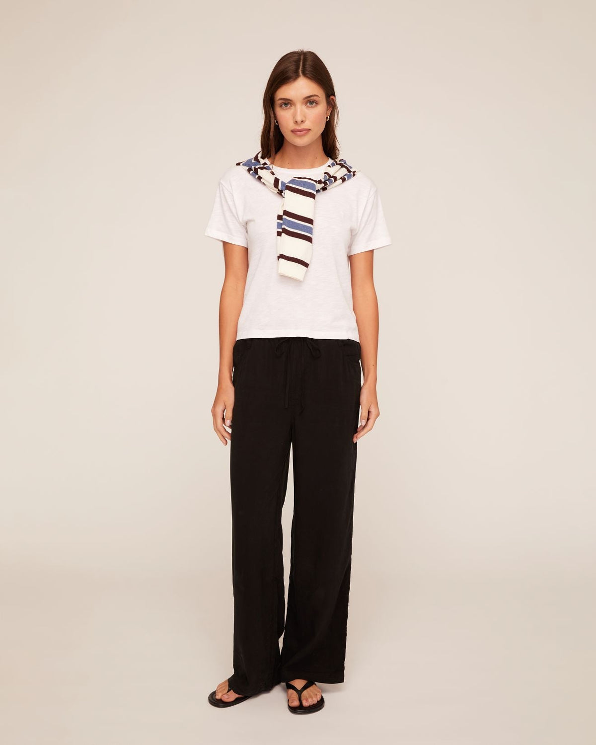 Bella DahlDrawstring Jean - Vintage BlackPants