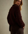 Bella DahlDrop Shoulder Sweater - Dark ChestnutSweaters