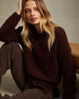 Bella DahlDrop Shoulder Sweater - Dark ChestnutSweaters