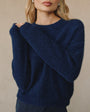 Bella DahlDrop Shoulder Sweater - Eclipse BlueSweaters