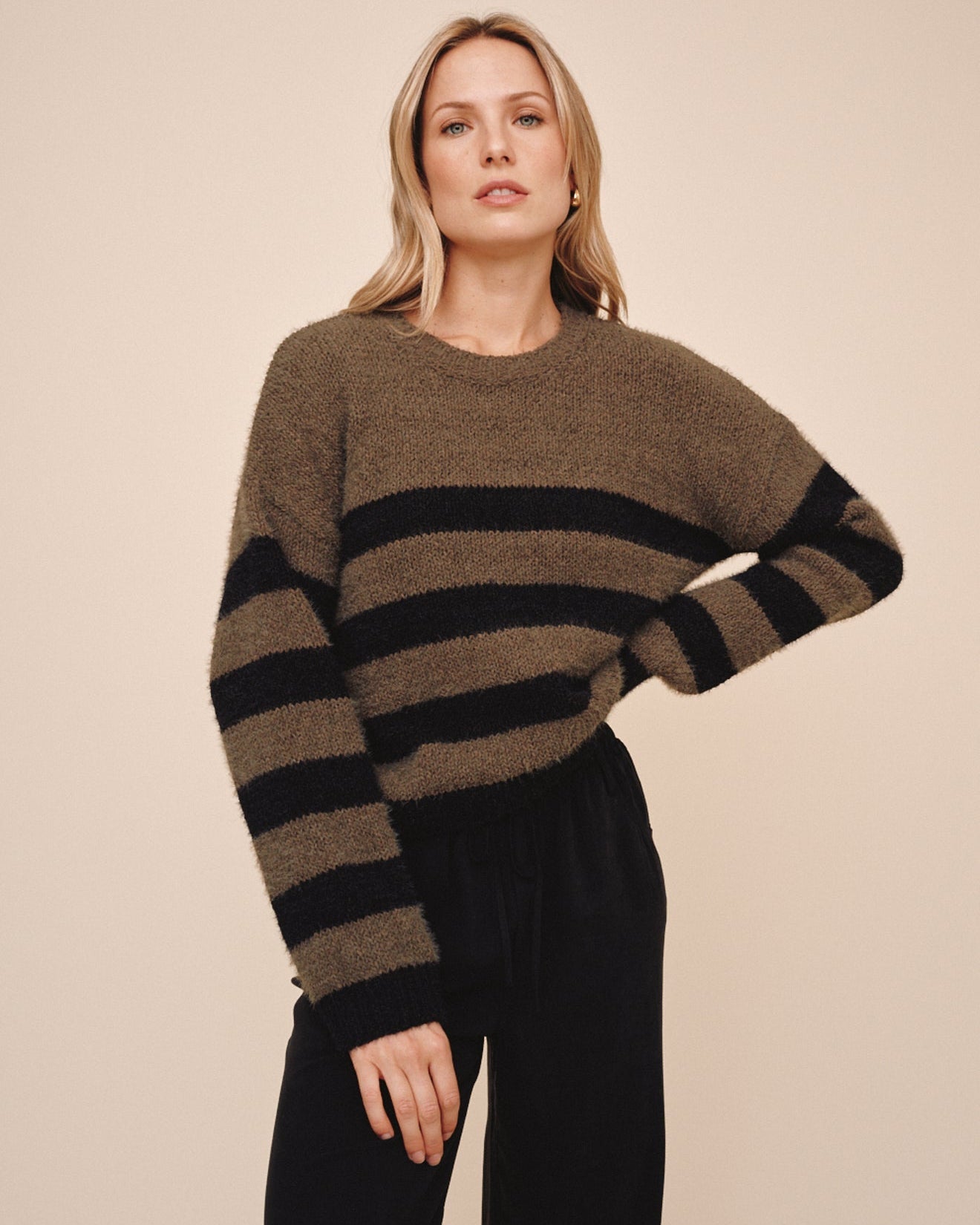 Bella DahlDrop Shoulder Sweater - Meadow MossSweaters