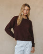 Bella DahlDrop Shoulder Sweater - Pinot NoirSweaters