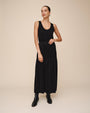 Bella DahlDropped Waist Ruffle Maxi Skirt - BlackSkirts