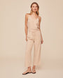 Bella DahlEasy Pocket Wide Leg Crop - Linen SandPants
