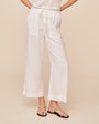 Bella DahlEasy Pocket Wide Leg Crop - WhitePants