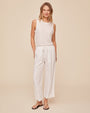 Bella DahlEasy Pocket Wide Leg Crop - WhitePants