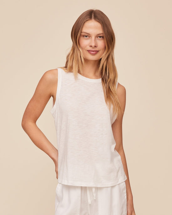 Bella Dahl Easy Tank - White View 2
