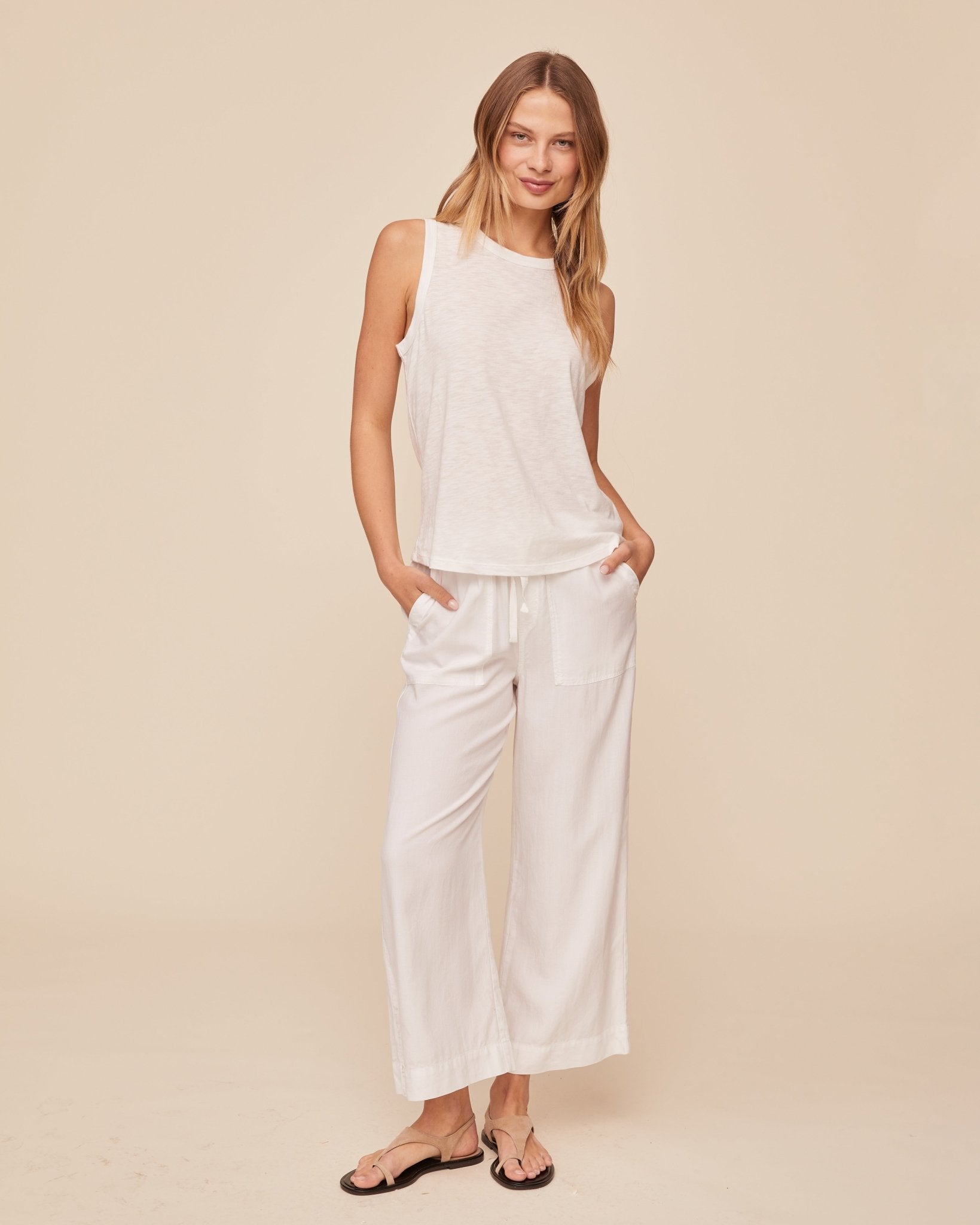 Easy Tank - White – Bella Dahl