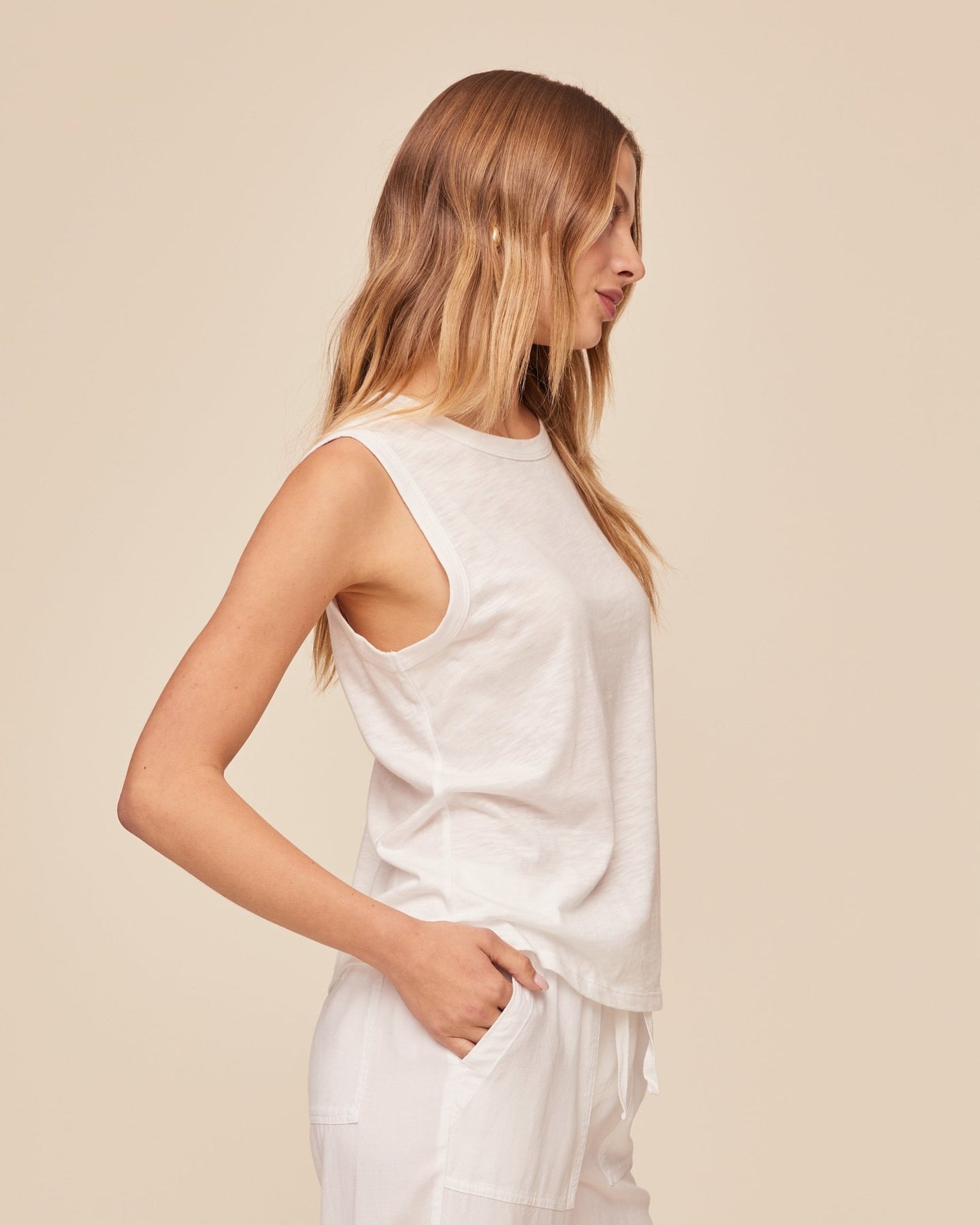Bella DahlEasy Tank - WhiteTops